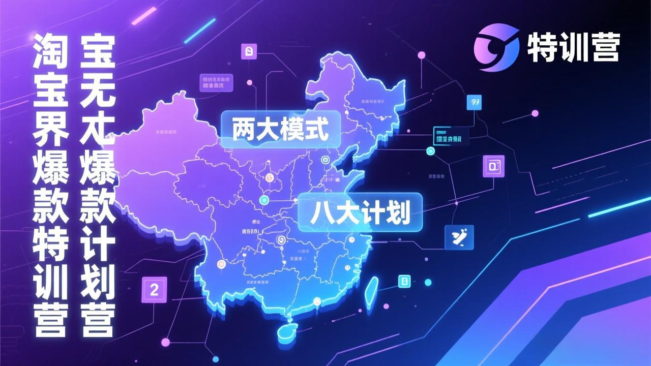 【精】淘宝无界爆款训练营：2026年1月杭州线下高端集训课，3天构建两大模式八大计划体系